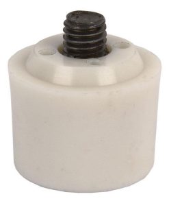 Alternative view of CABEZAL MARTILLO DE NYLON BLANCO Ø45 MM