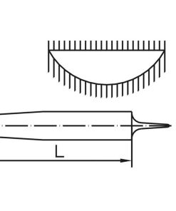 Alternative view of LIMA MEDIA CAÑA 250mm GR-12 ENTREFINA