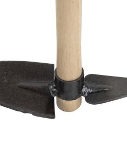 ZACHO CURVO CON PUNTA Y MANGO DE MADERA 230 X 80 MM 180 G