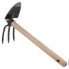 ZACHO CURVO 3 PUNTAS Y MANGO DE MADERA 210 X 80 MM 200 G