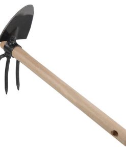 ZACHO CURVO 3 PUNTAS Y MANGO DE MADERA 210 X 80 MM 200 G