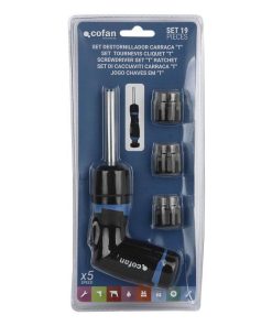 SET DESTORN. CARRACA T 19 PCS CONVERTER 5:1 VELOC.