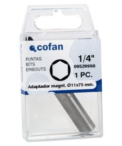 ADAPTADOR PUNTAS DESTORN. 1/4x11x75