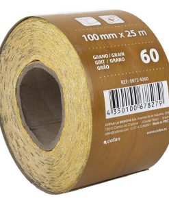 ROLLO LIJA DE PAPEL 100 X 25 M. G.60