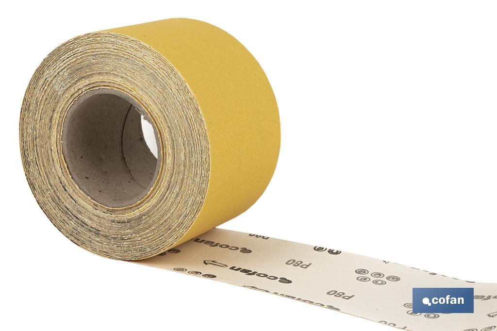 ROLLO LIJA DE PAPEL 100 X 25 M. G.80 3 ROLLO LIJA DE PAPEL 100 X 25 M. G.80 - Imagen 3