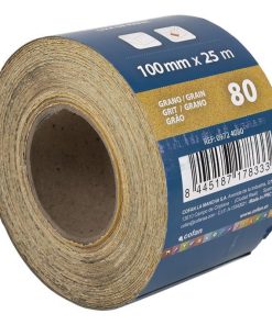 ROLLO LIJA DE PAPEL 100 X 25 M. G.80