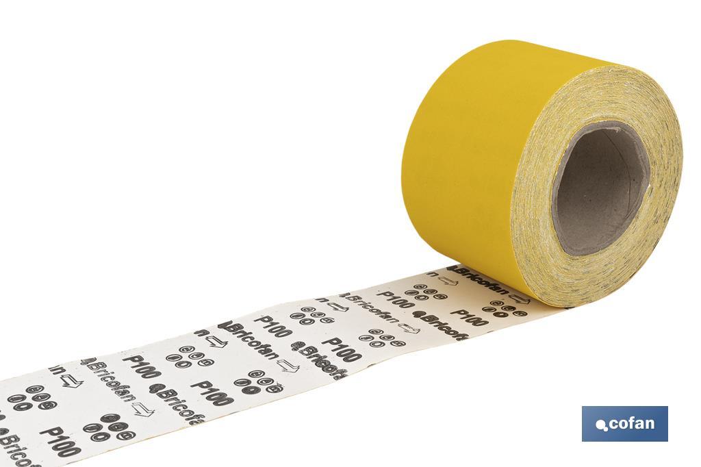 ROLLO LIJA DE PAPEL 100 X 25 M. G.100 3 ROLLO LIJA DE PAPEL 100 X 25 M. G.100 - Imagen 3