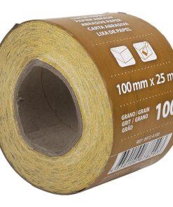 ROLLO LIJA DE PAPEL 100 X 25 M. G.100 7 ROLLO LIJA DE PAPEL 100 X 25 M. G.100