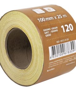ROLLO LIJA DE PAPEL 100 X 25 M. G.120
