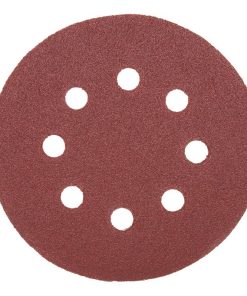HOJA DE LIJADO LIJADORA ORBITAL 8 AGUJEROS Ø125 MM G 80