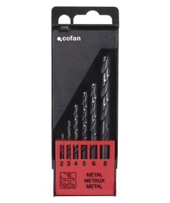 ESTUCHE BROCAS HSS - MEDIDAS: 2 - 8mm (6 pcs)