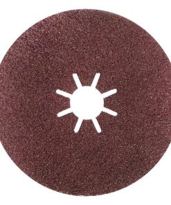 DISCO FIBRA 125 MM. - GRANO 80 Venta unitaria