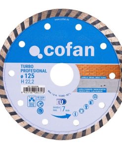 DISCO DIAM.TURBO PROFESIONAL 125MM.
