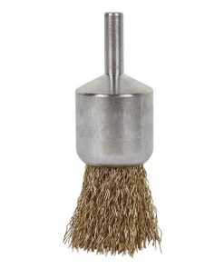 CEPILLO BROCHA ONDULADO 6xØ15 A.LATONADO 0.3mm