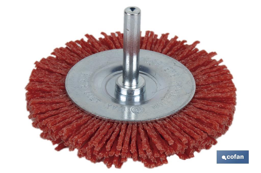CEPILLO CIRCULAR DE NYLON 6 MM X Ø100 1 CEPILLO CIRCULAR DE NYLON 6 MM X Ø100