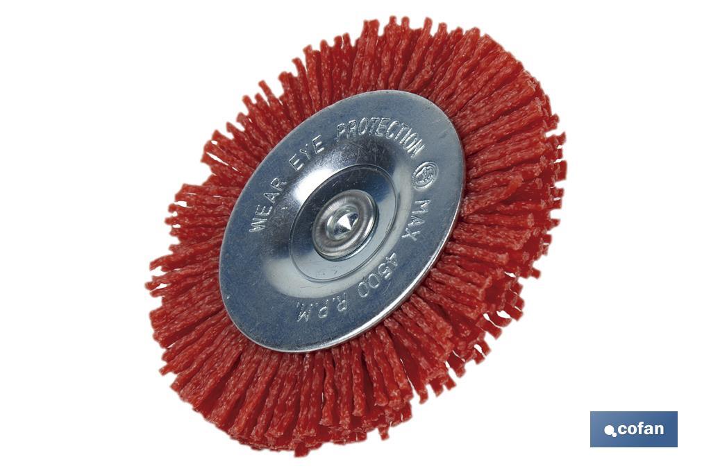 CEPILLO CIRCULAR DE NYLON 6 MM X Ø100 2 CEPILLO CIRCULAR DE NYLON 6 MM X Ø100 - Imagen 2