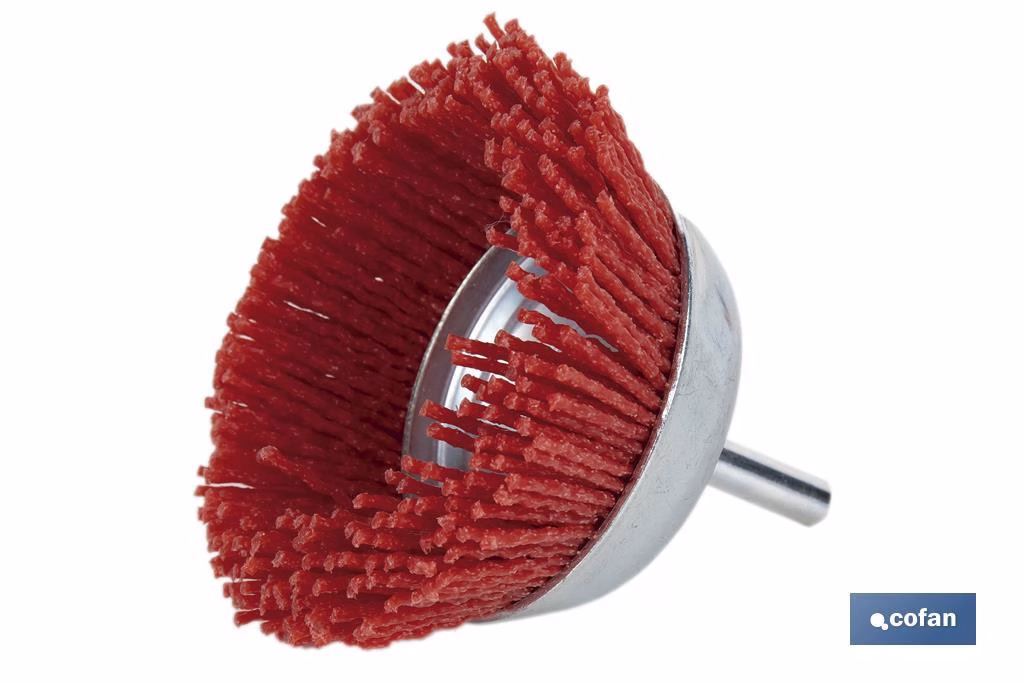 CEPILLO COPA DE NYLON 6 MM X Ø50 - Imagen 4