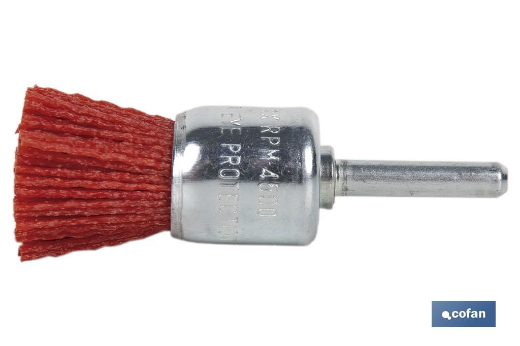 CEPILLO BROCHA DE NYLON 6 MM X Ø25 2 CEPILLO BROCHA DE NYLON 6 MM X Ø25 - Imagen 2