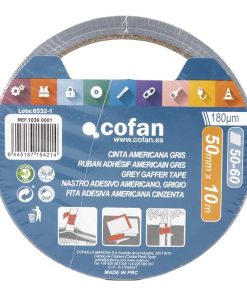 Alternative view of CINTA AMERICANA GRIS 180 MICRAS 50 MM X 10 M