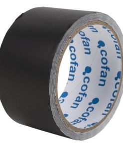 CINTA DE ALUMINIO NEGRA 30 MICRAS 50 MM X 10 M