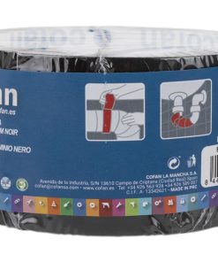 CINTA DE ALUMINIO NEGRA 30 MICRAS 50 MM X 10 M