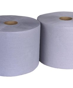 BOBINA INDUSTRIAL RECICLADA AZUL 250MTS (2 ROLLOS)