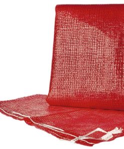 PACK DE 10 SACOS DE POLYMESH 55X83 CM ROJO CON PASADOR