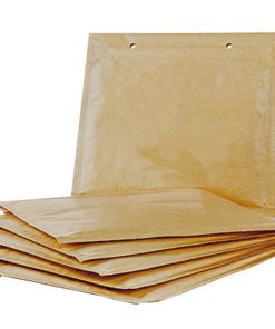 PACK DE 5 SOBRES KRAFT CON BURBUJA 250X350 MM