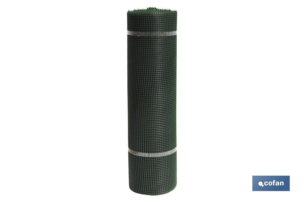 MALLA PLAST. CUADRADA JARDIN 10mm VERDE 1x25m 2 MALLA PLAST. CUADRADA JARDIN 10mm VERDE 1x25m - Imagen 2