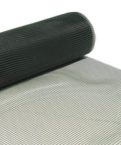 MALLA PLAST. CUADRADA JARDIN 10mm VERDE 1x25m