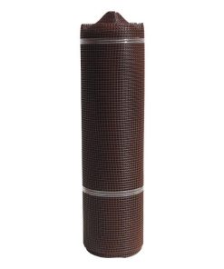 Alternative view of MALLA PLAST. CUADRADA JARDIN 10mm MARRON 1x25m
