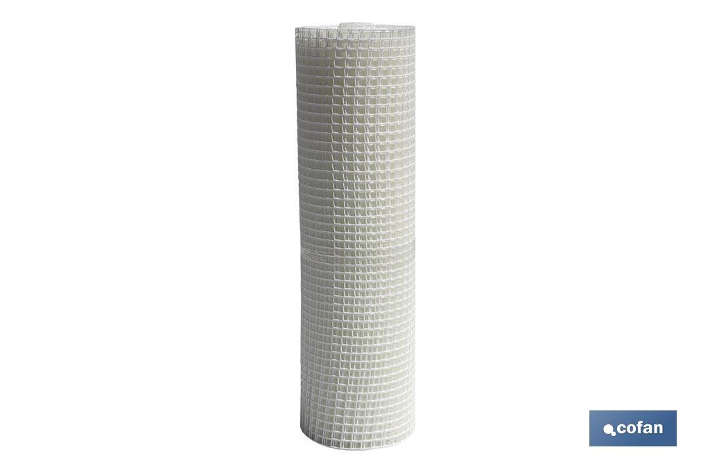 MALLA PLAST. CUADRADA JARDIN 20mm BLANCO 1x25m 2 MALLA PLAST. CUADRADA JARDIN 20mm BLANCO 1x25m - Imagen 2