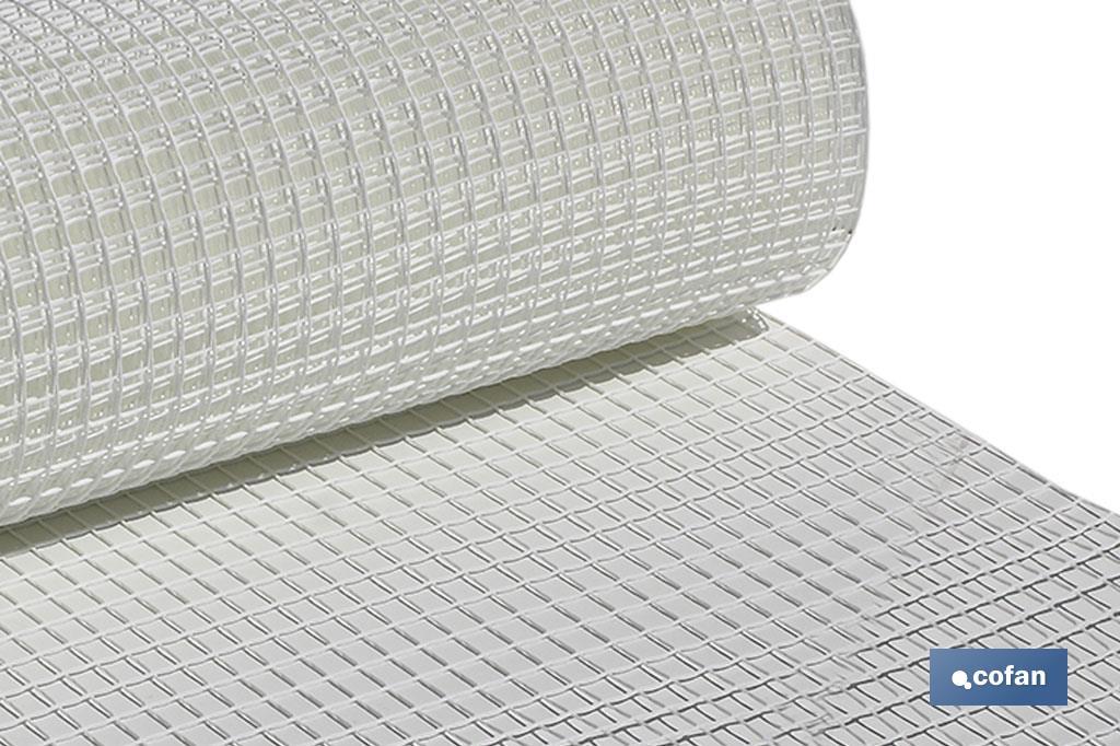 MALLA PLAST. CUADRADA JARDIN 20mm BLANCO 1x25m 1 MALLA PLAST. CUADRADA JARDIN 20mm BLANCO 1x25m