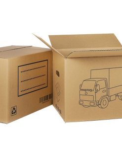 CAJA CARTON MUDANZA ASA TROQUEL. 60x40x40cm