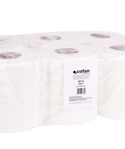 PAPEL SECAMANOS VIRGEN EXTRALAMINADO DE 2 CAPAS 90 M (6 ROLLOS)