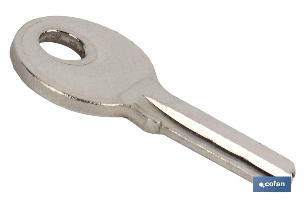 LLAVE BRUTO CANDADO 20mm (ref 10403107-25-25KA) 1 LLAVE BRUTO CANDADO 20mm (ref 10403107-25-25KA)