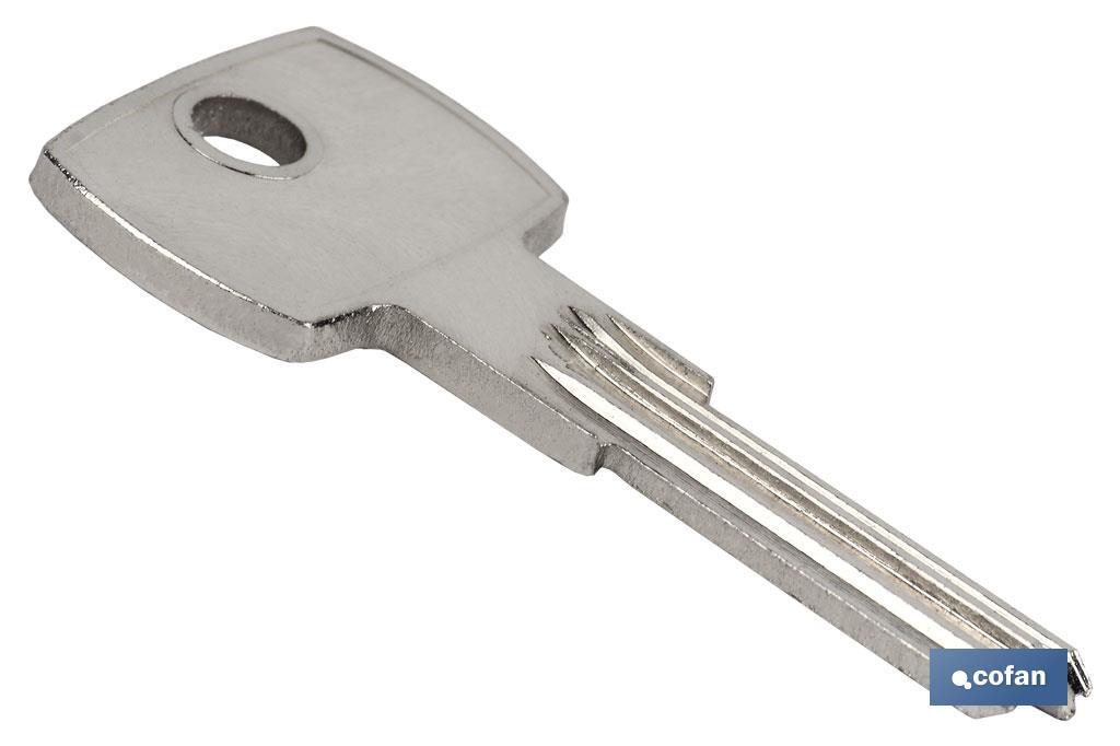 LLAVE BRUTO CANDADO SEG. 84mm (ref 10403221) 1 LLAVE BRUTO CANDADO SEG. 84mm (ref 10403221)