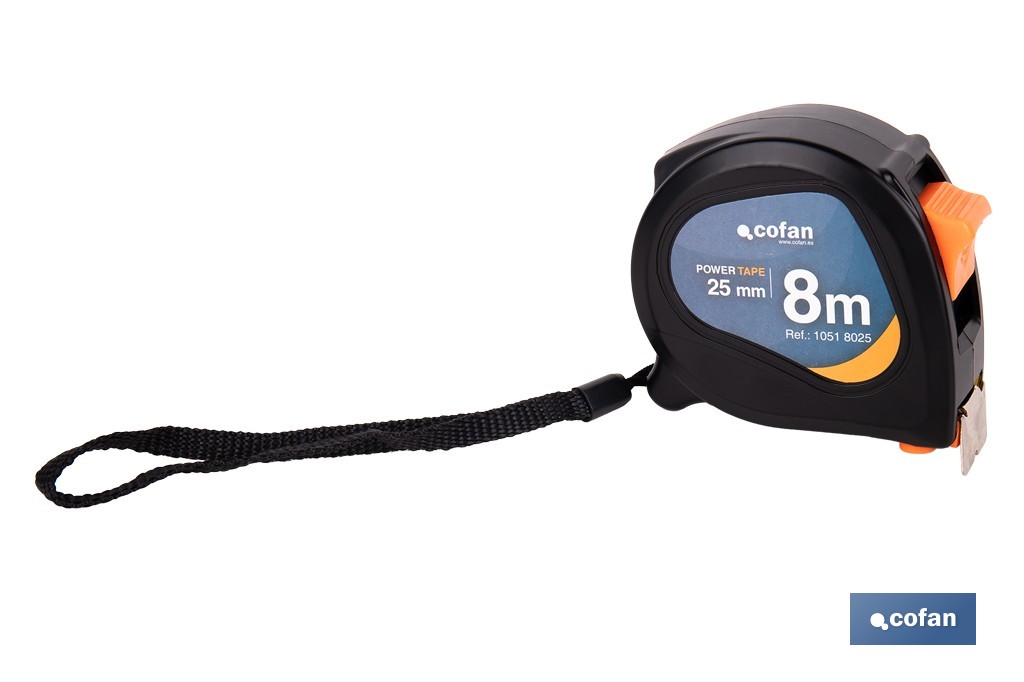 FLEXÓMETRO ANTIDESLIZANTE 25 MM X 8 M 2 FLEXÓMETRO ANTIDESLIZANTE 25 MM X 8 M - Imagen 2