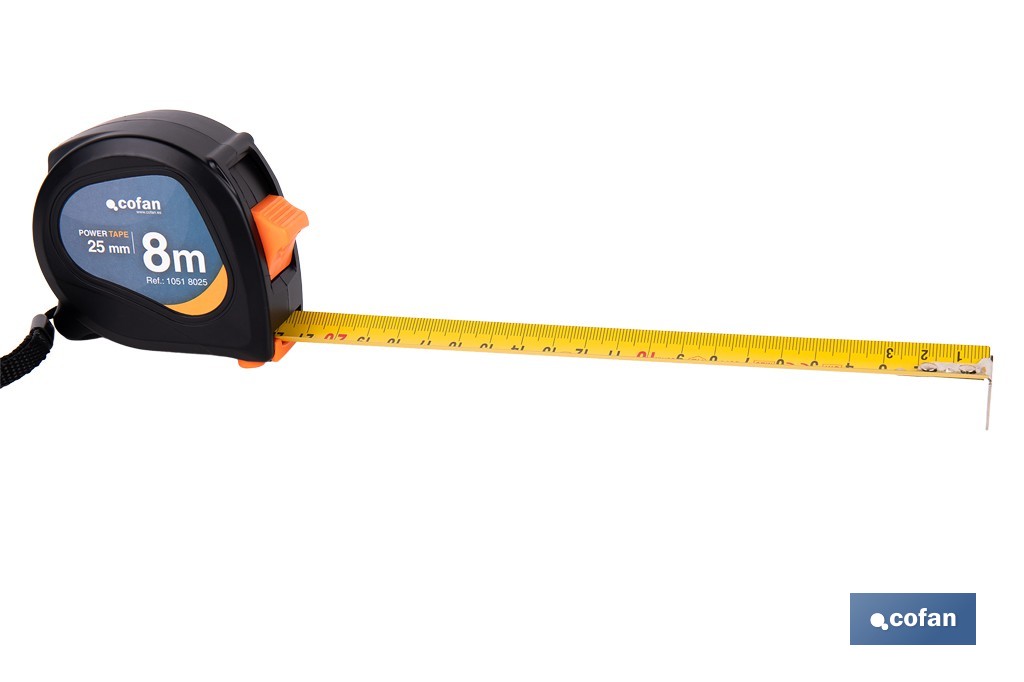 FLEXÓMETRO ANTIDESLIZANTE 25 MM X 8 M 4 FLEXÓMETRO ANTIDESLIZANTE 25 MM X 8 M - Imagen 4