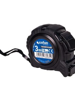 FLEXÓMETRO HOJA NEGRA DOBLE CARA 19 MM X 3 M