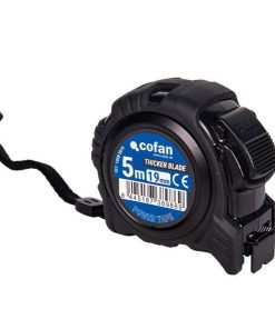 FLEXÓMETRO HOJA NEGRA DOBLE CARA 19 MM X 5 M