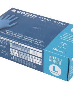 CAJA 100 UNDS. GUANTES DE NITRILO T- L