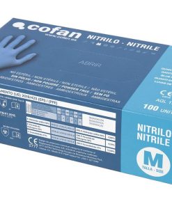 CAJA 100 UNDS. GUANTES DE NITRILO T - M