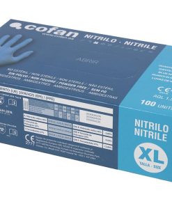 CAJA 100 UNDS. GUANTES DE NITRILO T - XL