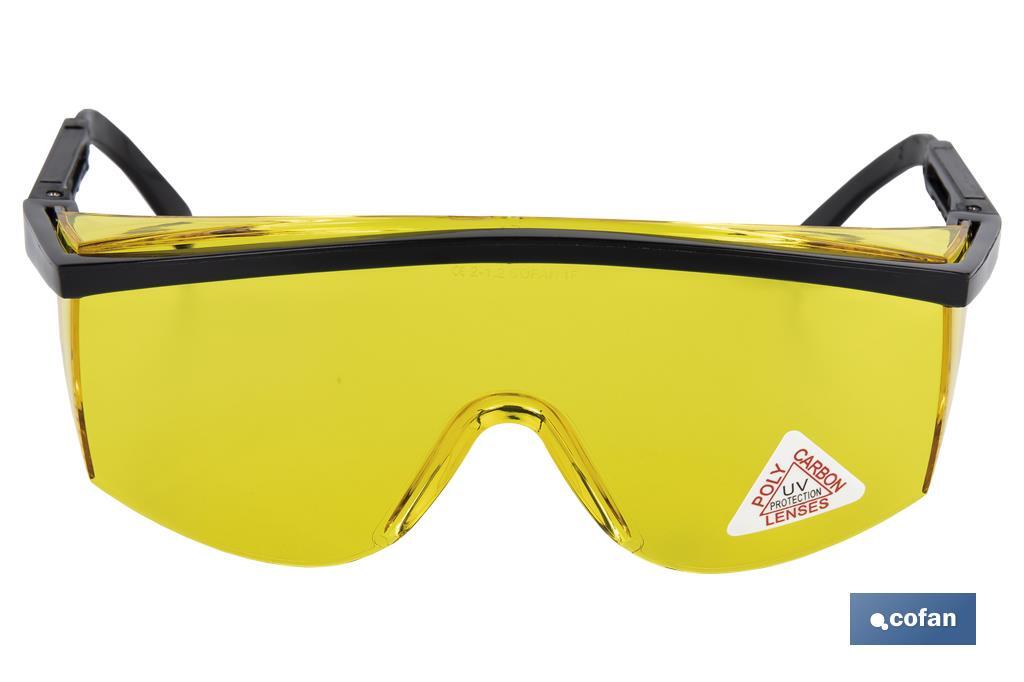 GAFAS SEGURIDAD ULTRAVIOLETA 2 GAFAS SEGURIDAD ULTRAVIOLETA - Imagen 2