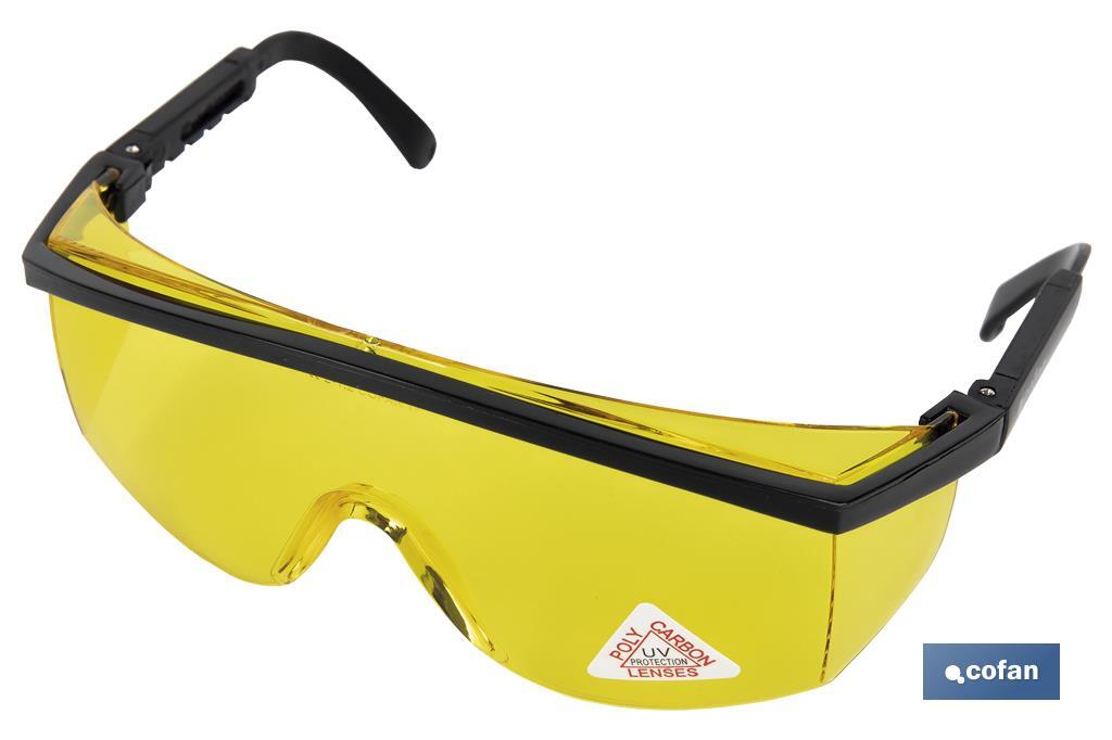 GAFAS SEGURIDAD ULTRAVIOLETA 3 GAFAS SEGURIDAD ULTRAVIOLETA - Imagen 3