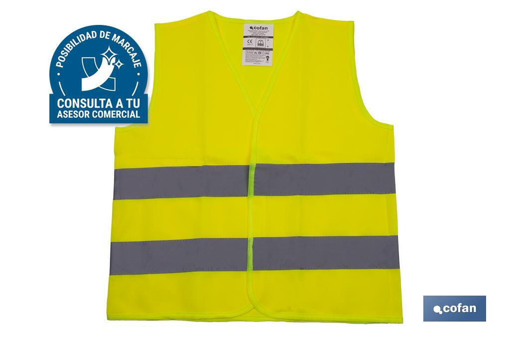 CHALECO AMARILLO REFLECTANTE P/NIÑOS 1 CHALECO AMARILLO REFLECTANTE P/NIÑOS