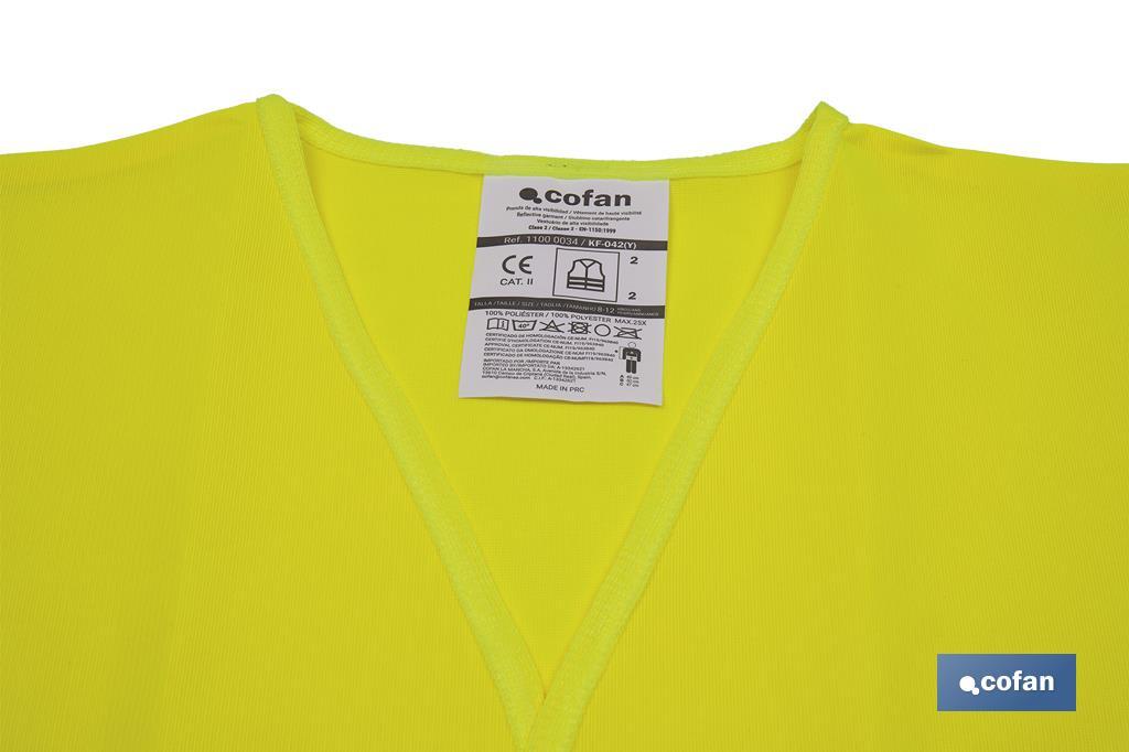 CHALECO AMARILLO REFLECTANTE P/NIÑOS 2 CHALECO AMARILLO REFLECTANTE P/NIÑOS - Imagen 2