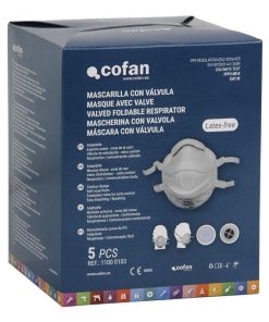MASCARILLA PROTECCION C/VALVULA FFP3D