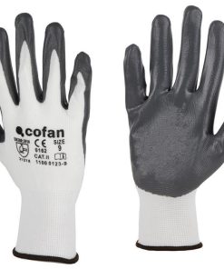 GUANTE 100% POLIEST. IMPREG. NITRILO GRIS T-7 6 GUANTE 100% POLIEST. IMPREG. NITRILO GRIS T-7